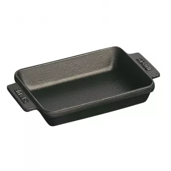 Suorakaiteen muotoinen mini-takakansi pöly 250 ml, musta