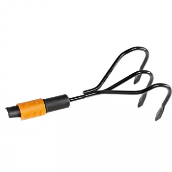 Käsiharava Fiskars QuikFit musta oranssi