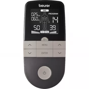 Elektrostimulaatio-TENS/EMS-laite Beurer EM 1 RELIEF+ (malli 60428) antrasiitti
