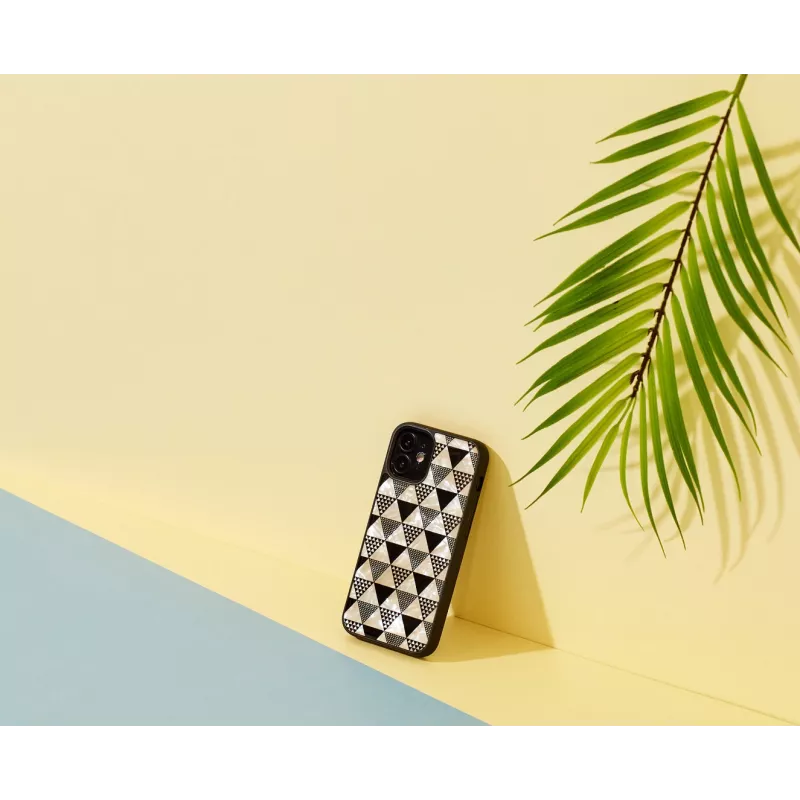 iKins suojakotelo Apple iPhone 12 minille, pyramidirakenne, musta