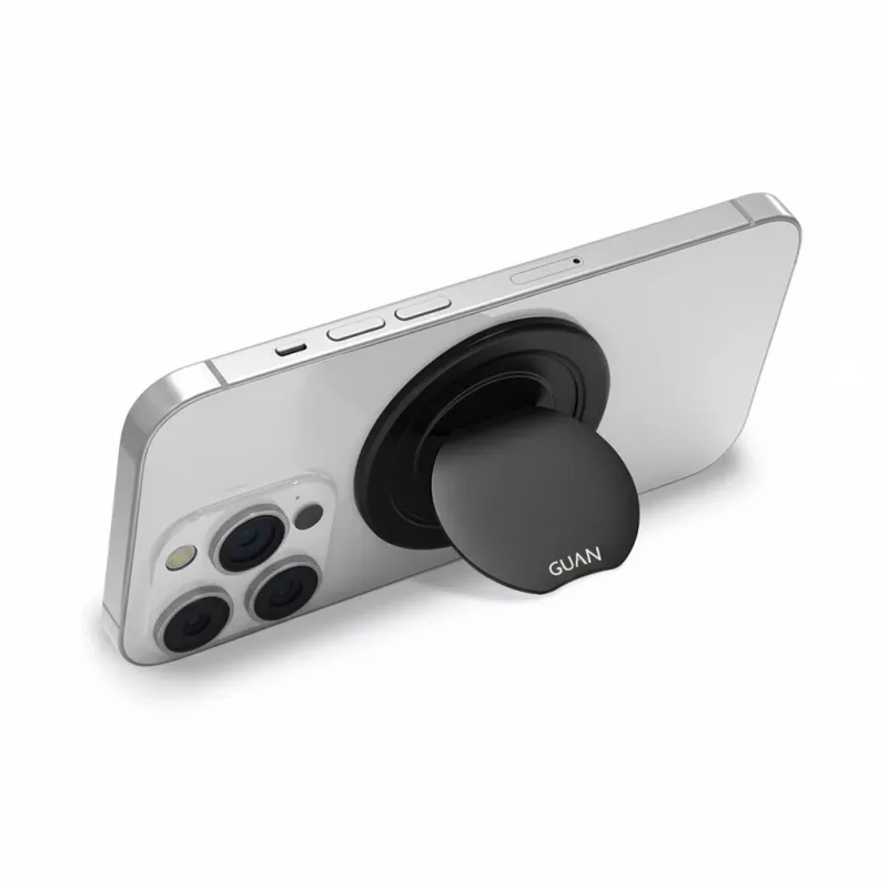 GUAN MagSafe-rengas iPhone, musta, GA-SPG23PBLK