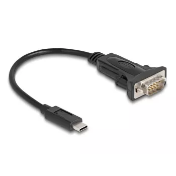 DeLOCK adapteri USB Type-C - RS-232 D-Sub 9-pin pistoke 0,25 m