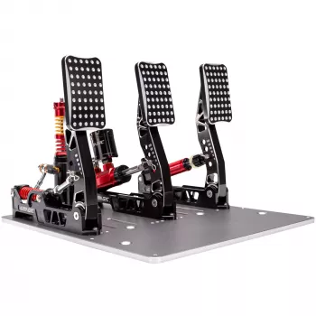 Simagic P2000 Hydraulic 3-poljin sarja, 100KG Loadcell - Crimson Edition