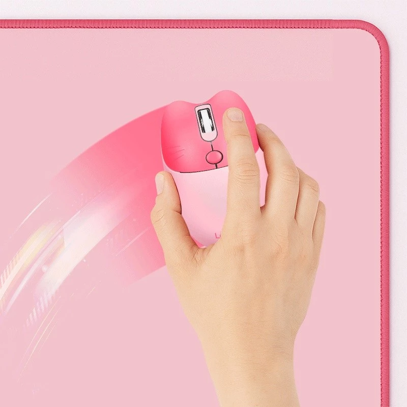 XXL-työpöytäalusta hiirelle ja näppäimistölle, pinkki