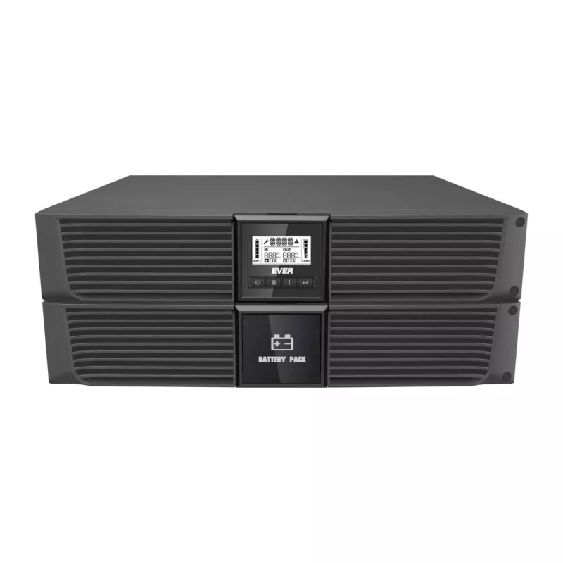 UPS EVER RT 1000 T 1000VA 800W – Rack/Tower Online-UPS, 1000 VA, 800 W lähtö