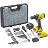 STANLEY SFMCD700D2A-QW 20V porakone-ruuvinväännin