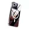 Suojakotelo magneettinen Torras GUARDIAN iPhone 15 Pro:lle Clear Diamond-viimeistely