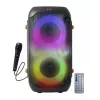 Esperanza EP156 BT FM LED RGB KARAOKE kaiutin musta 20W