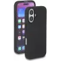 Suojaava DELOCK Soft-Touch-silikoni kotelo iPhone 16 – musta