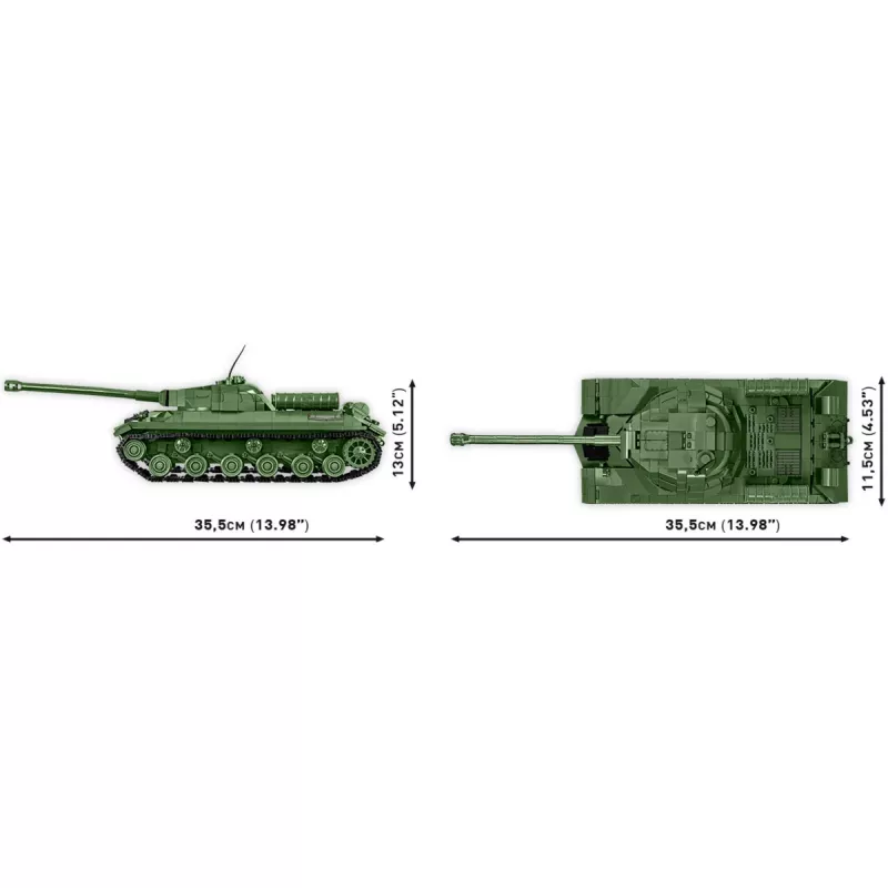 COBI Historical Collection WWII Is-3 neuvostoliittolainen raskas panssarivaunu