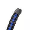 Virtalähdekaapelisarja CableMod C-Series PRO ModMesh 12VHPWR StealthSense musta/sininen punottu