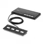 Belkin Modular Secure - KVM-kytkin - 4 x KVM-portti(a)