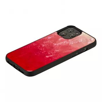 iKins suojakotelo Apple iPhone 12 Pro Max – Pink Lake mustilla yksityiskohdilla
