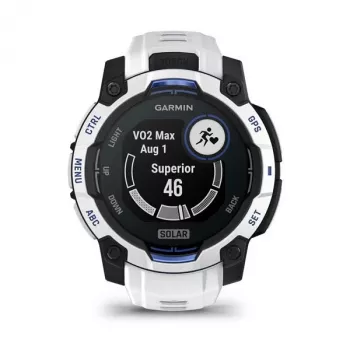 Älykello GARMIN Instinct 2 45 mm, MIP 0,9 tuuman (176×176), GPS, Solar, silikoniranneke sininen/valkoinen
