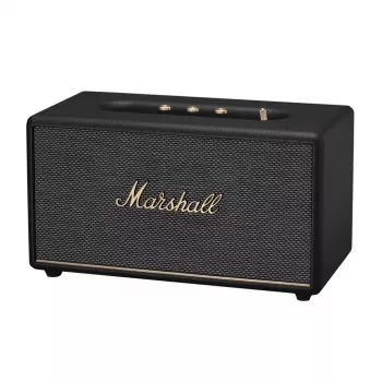 Langaton Bluetooth-kaiutin Marshall Headphones Stanmore III musta — kompakti kotiaudio, Multi-Host, RCA ja optinen valmiina