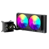 Gamemax CPU-nestekühler | GLACIER 240 LCD BK | Intel, AMD