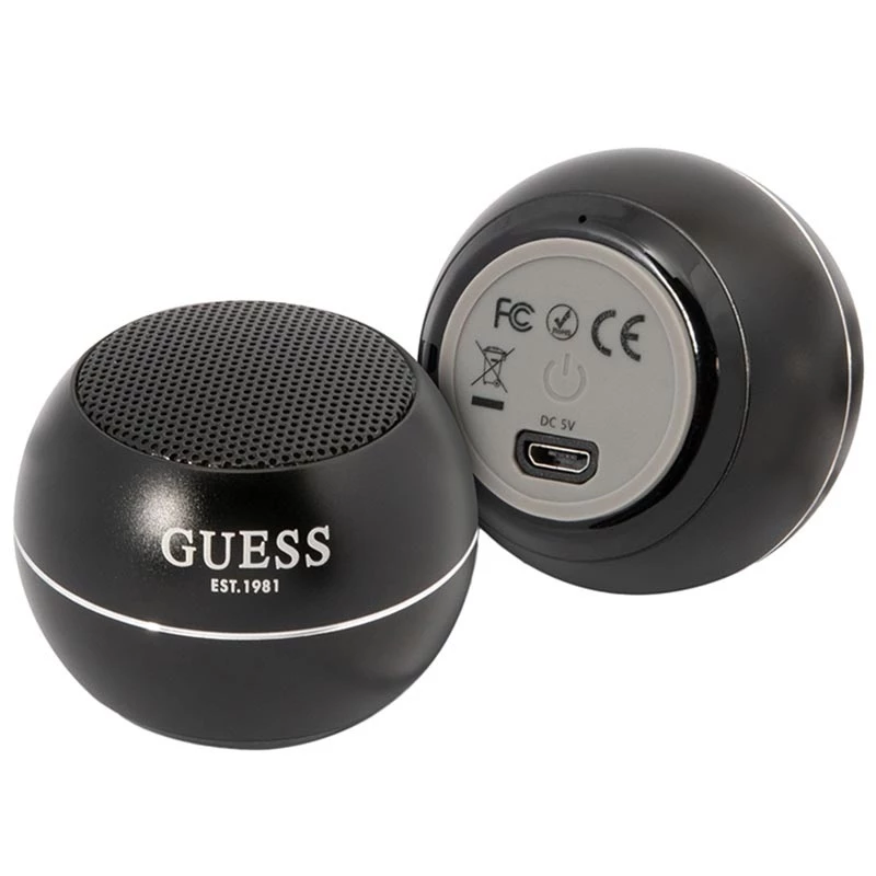 Kannettava Bluetooth-kaiutin Guess Mini 3 W musta