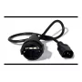 APC AP9880 virtakaapeli musta 0,6 m C14-liitin CEE7/7