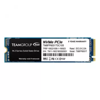 SSD-kiintolevy Team Group 1 TB M.2 PCI Express 3.0 NVMe MP33