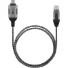 Goobay Ethernet-kaapeli USB-C 3.1 - RJ45 ohut 5 m – yhdistä reititin, modeemi tai (74405)