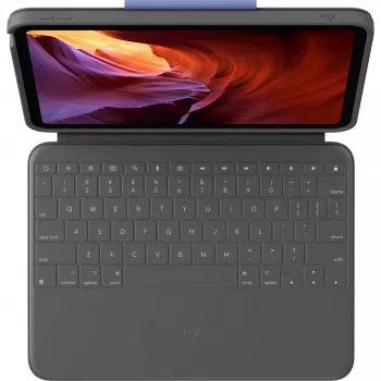 Logitech 920-011200 mobiililaitteen näppäimistö QWERTZ saksa Smart Connector grafiitti