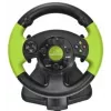 Esperanza EG104 High Octane ohjauspyörä poljinten kanssa, PC/PS3/Xbox 360, musta/vihreä