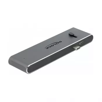 Telakointiasema DeLOCK Dual USB Type-C HDMI USB 3.2 SD PD 3.0