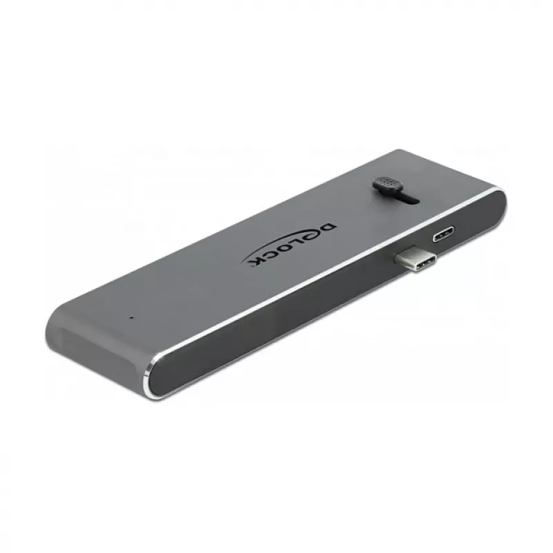 Telakointiasema DeLOCK Dual USB Type-C HDMI USB 3.2 SD PD 3.0