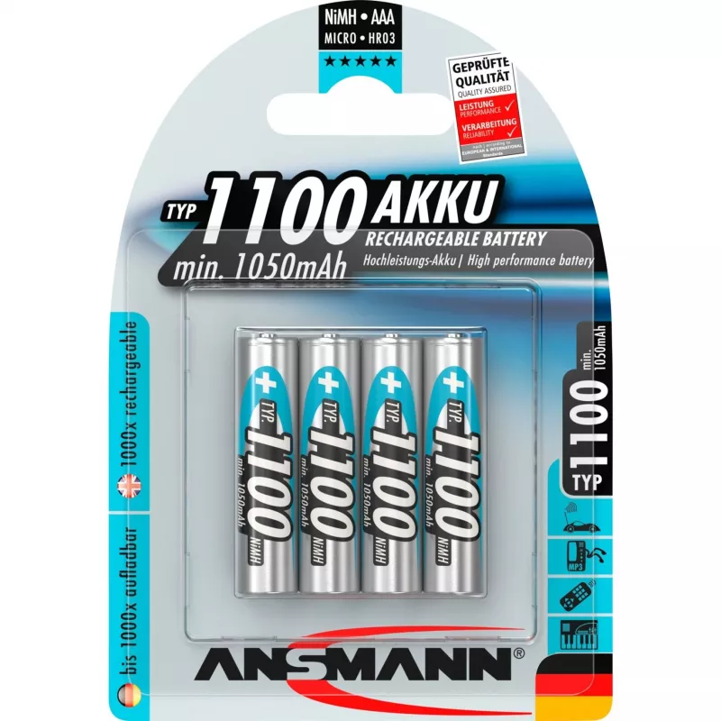 Ansmann 5035232 AAA-kotitalousparisto
