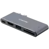 CANYON keskitin DS-5 5in1 Thunderbolt 3 4K Space Grey