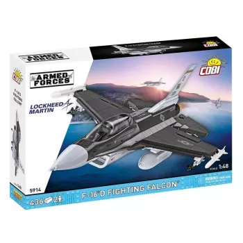 Rakennussarja Cobi F-16D Fighting Falcon, 436 osaa, mittakaavaa ei ilmoitettu