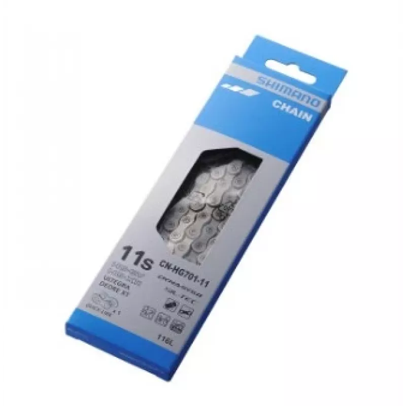 Polkupyörän ketju Shimano CN-HG701-11 musta 257g