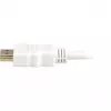 High Speed HDMI-kaapeli Ethernetillä valkoinen, 2 metriä