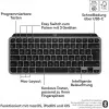Näppäimistö Logitech MX Keys Mini Macille QWERTZ saksa musta harmaa