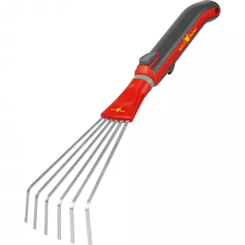 Puutarhaharava Sourcing LD-M/ZM 015 — teräspiikit, punainen, keskikoko