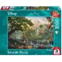 Schmidt Spiele 59473 Thomas Kinkade: Disney Viidakkokirja palapeli, 1000 palaa, 69,3 x 49,3 cm