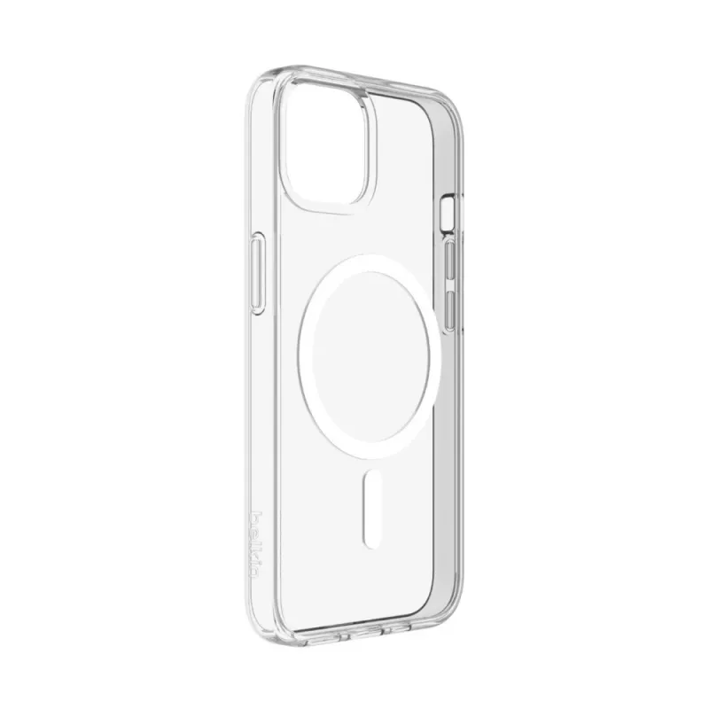 Kuori SheerForce MagSafe antimikrobinen iPhone 13, läpinäkyvä