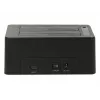 DeLOCK - kiintolevytelakka paikat: 2 - SATA 6Gb/s - 6 Gbit/s - USB 3,1 (Gen 2) - musta (63957)