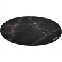 Lattiansuojamatto tuoleille Arozzi Zona Round Floor Pad – Black Marble, pyöreä suojamatto kova- ja mattolattioille