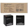 Qoltec 53033 AGM-akku 12 V 4,5 Ah, maks. 1,35 A, huoltovapaa