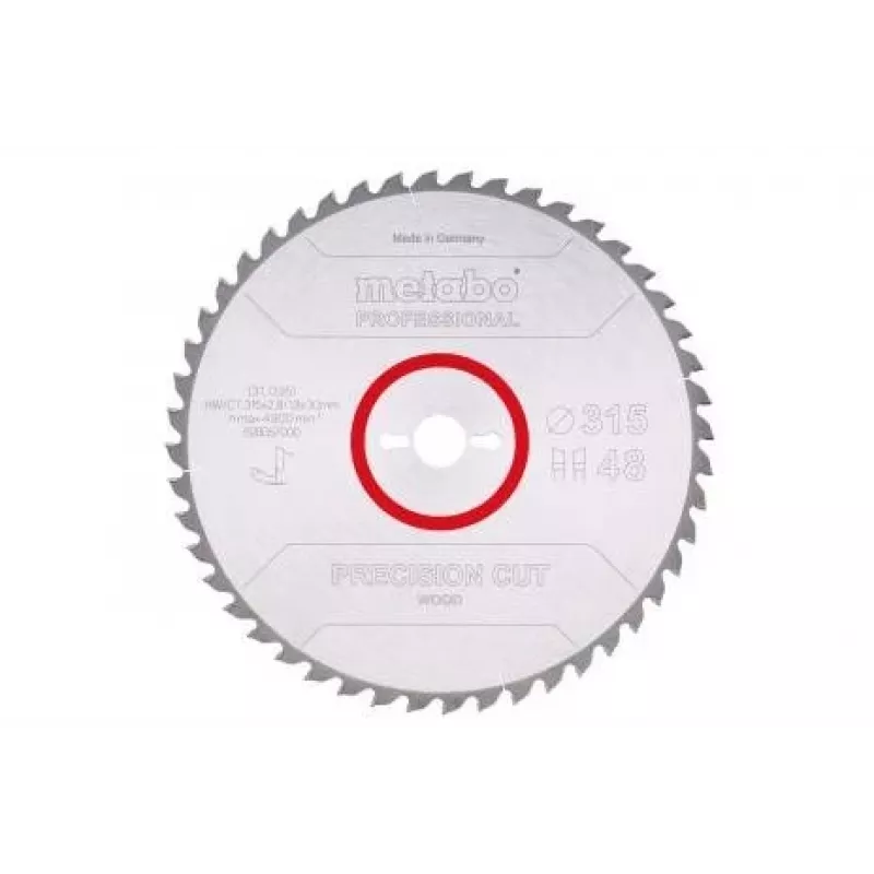Pyörösahanterä Metabo 628057000 31,5 cm puulle