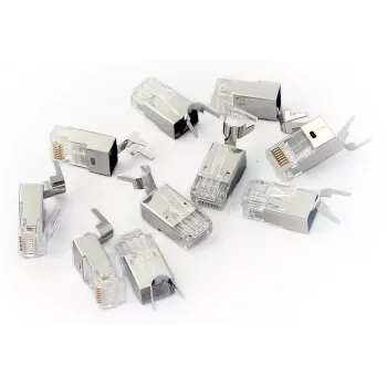 RJ45-johtoliitin harmaa Digitus X-ML-6F-OD-IMP uros 100 kpl