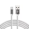 everActive kaapeli USB 1m - valkoinen, silikoni, pikalataus, 2,4A - CBS-1MW