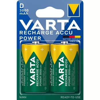 Varta akku VARTA RPA Ni-MH D (Mono) 3000mAh 1,2V / 2 kpl blister (56720 101 402)