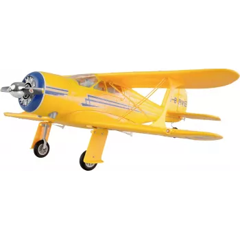 RC-lentokone Amewi AMXFlight Beech D17s 3D/6G RTF — keltainen, lentovalmiiksi koottu malli