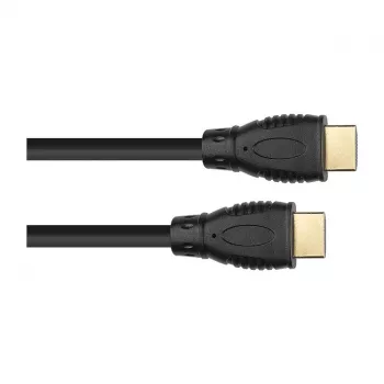 Liitäntäkaapeli HDMI 2.0b, 4K / UHD @60Hz, 18 Gbit/s, kullatut koskettimet, musta, 0,5 m, Good Connec (4520-005)