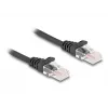 DeLOCK RJ45 spiraalikaapeli, pistoke – pistoke, Cat.5e, 2 m, musta
