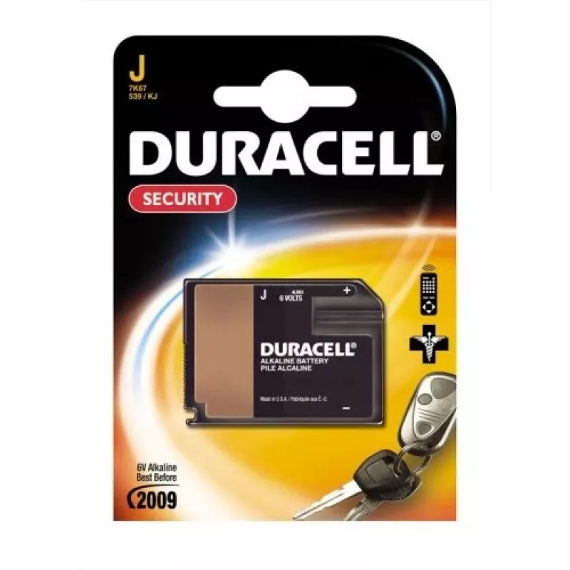 Duracell Security - paristo J alkaline 500 mAh
