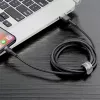 Baseus Cafule USB Lightning kaapeli 2A 3m (musta+harmaa)