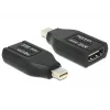 DeLOCK – video-/äänisovitin – HDMI – HDMI, 19-napainen (W) – Mini DisplayPort (M) – (DisplayPort 1.1) – musta (65552)